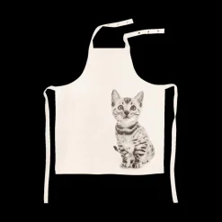 Schort FARM-CAT Wit/Zwart