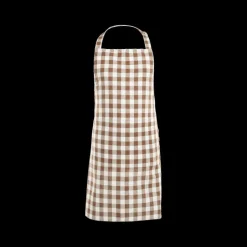 Schort GINSHA Ruit Cognac