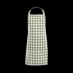 Schort GINSHA Ruit Olijfgroen