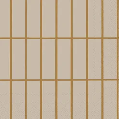 Servet TILLISKIVI S/20 Linnen/Oker