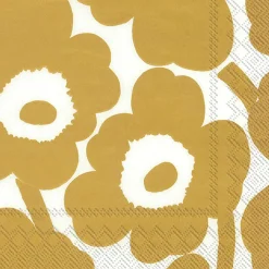 Servet UNIKKO S/20 Goud/Wit