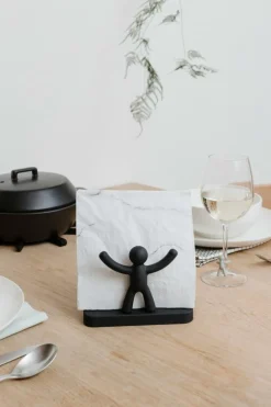 Servettenhouder BUDDY Zwart