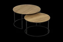 Set van 2 salontafels EDUARD Mango