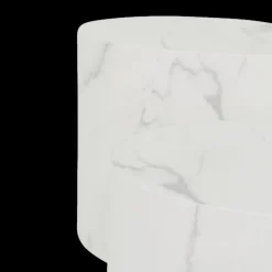 Set van 2 Salontafels RIKA Wit Carrara Marmer