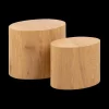 Set van 2 salontafels RIKA Wild Oak