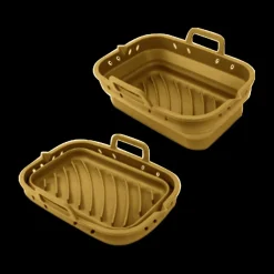 Silicone Bakvorm Airfryer AIRY Rechthoek Oker