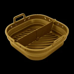 Silicone Bakvorm Airfryer AIRY Vierkant Oker