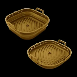 Silicone Bakvorm Airfryer AIRY Vierkant Oker