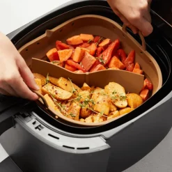 Silicone Bakvorm Airfryer AIRY Vierkant Oker