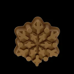 Silicone Cakevorm XMAS Goud Ass.