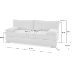 Slaapbank MORLEY B202 Beige