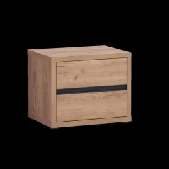 Slaapkamer ZELDA: Kleerkast 240cm + Bed 180x200 + Commode + 2x Nachttafel B58