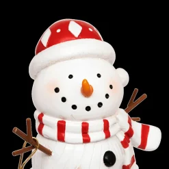 Sneeuwman BIXBY Poly Wit/Rood