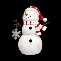 Sneeuwman BIXBY Poly Wit/Rood