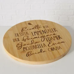 Snijplank KAROLO Kaas Rond Bamboe