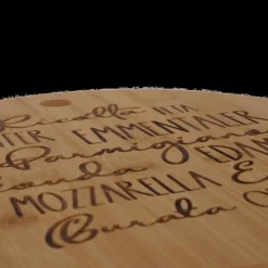 Snijplank KAROLO Kaas Rond Bamboe