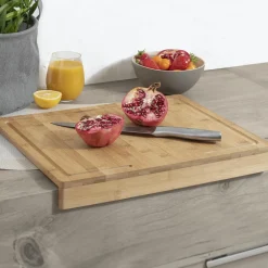 Snijplank M/Opkant RH Bamboo XL