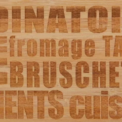 Snijplank TAPAS Bamboe M/Greep