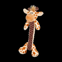 Speeltje SUZIE Koord Giraf Oranje