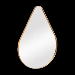 Spiegel BRITS Druppel Metaal Goud