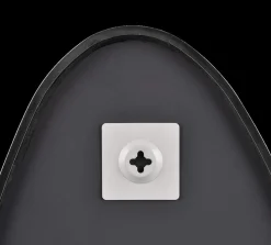 Spiegel BRITS Organanisch L Metaal Zwart