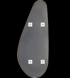 Spiegel BRITS Organanisch XL Metaal Goud