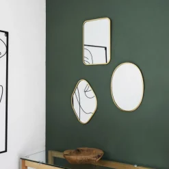 Spiegel CONTREZI Assimetri Met. Goud