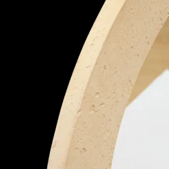 Spiegel LAGOON Ø78 Travertijnlook