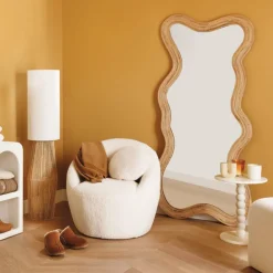 Spiegel MELSIO Org. Rotan Naturel