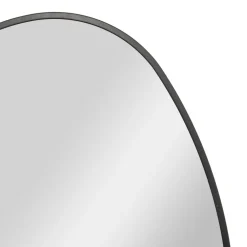 Spiegel ROSALA Organisch Alu Zwart