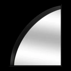 Spiegel SELIONA Ovaal Met. Zwart