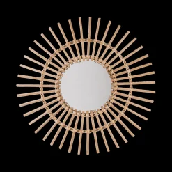 Spiegel SUN Rotan Ø58 cm