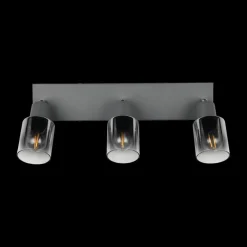 Spot CADIZ 3Del. Met./Glas Antraciet