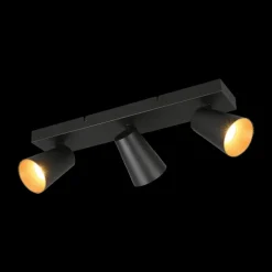 Spot SHARP 3Del. Met. Zwart/Goud