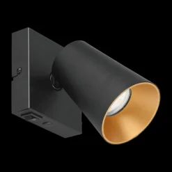 Spot SHARP 1Del. Met. Zwart/Goud