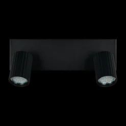 Spot SOKA 2Del. Metaal Zwart