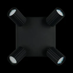 Spot SOKA 4Del. Metaal Zwart