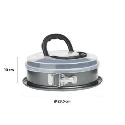 Springvorm BAKERY M/Deksel Met. 26 cm