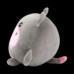 Squichy Kussen HIPPO Grijs/Roze