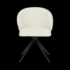 Stoel BALDER 180° Bouclé Ecru Pt Zwart