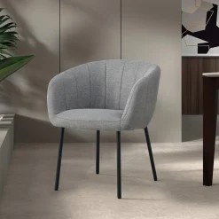 Stoel DIEDE Lichtgrijs