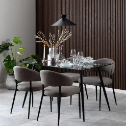 Stoel FRIDA Basel Grey/Brown