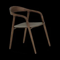 Stoel HJALMAR Ash Wood Walnut