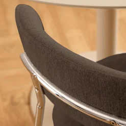 Stoel LYKKO Bruin/Chrome