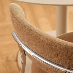 Stoel LYKKO Terracotta/Chrome