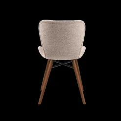 Stoel PLATS Monza Beige - Poot Walnoot