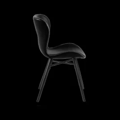 Stoel PLATS PU Retro Black