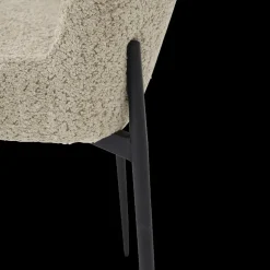 Stoel SARITA Bouclé Caffe Latte