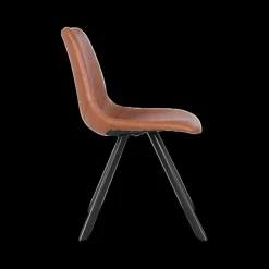 Stoel TILLY PU Cognac