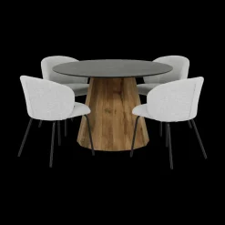 Stoel YENER lichtgrijs